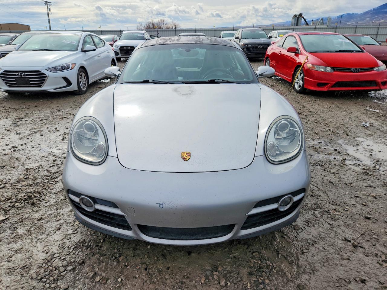 2007 Porsche Cayman Серебряный vin: WP0AA29827U762920
