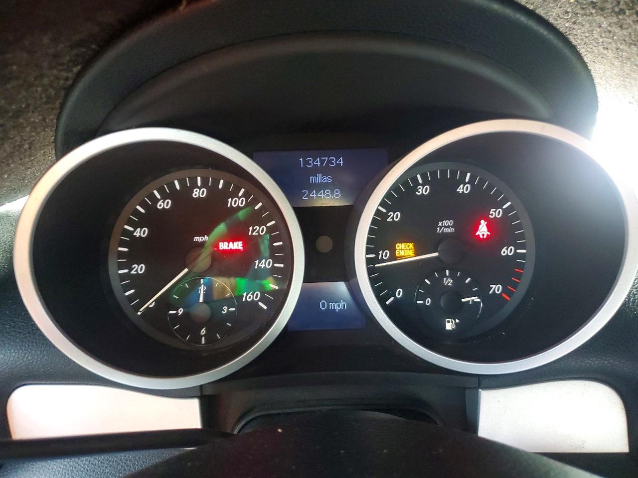 2007 Mercedes-benz Slk 280 Black vin: WDBWK54F87F145051
