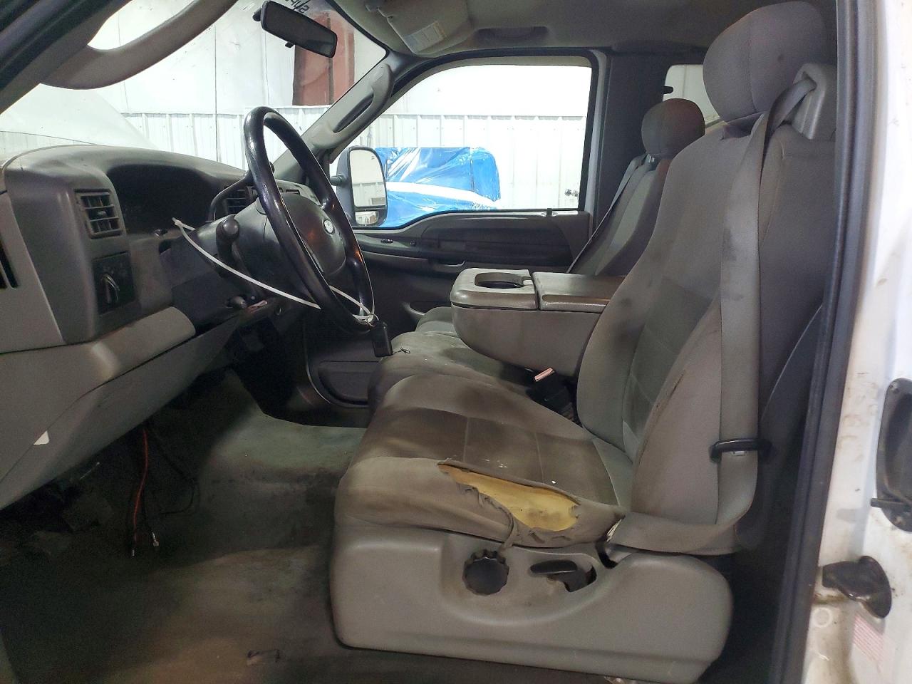 2004 Ford F250 Super Duty White vin: 1FTNX21L24EE08501