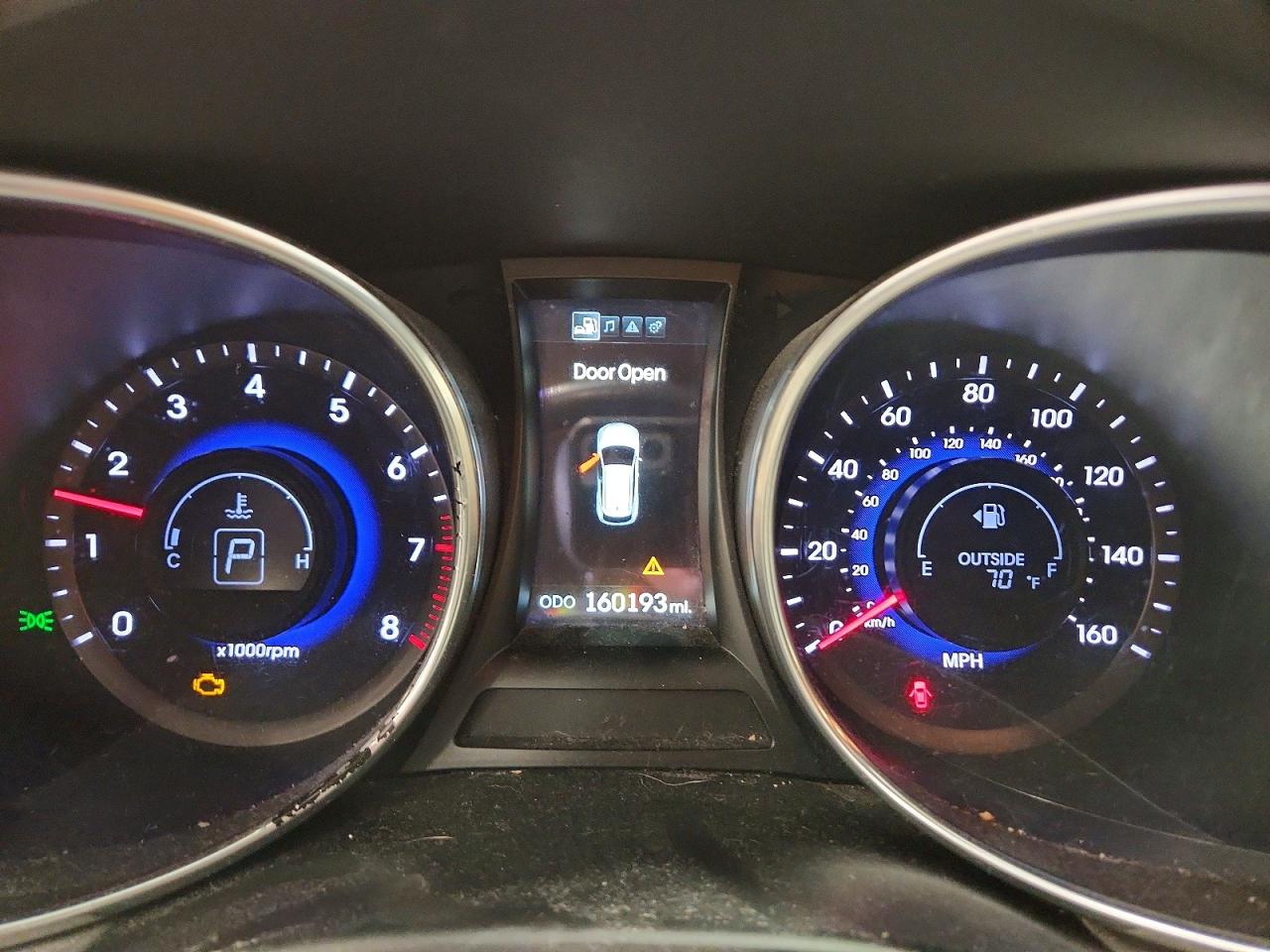 2013 Hyundai Santa Fe Sport 2.4l Gray vin: 5XYZUDLB0DG106044