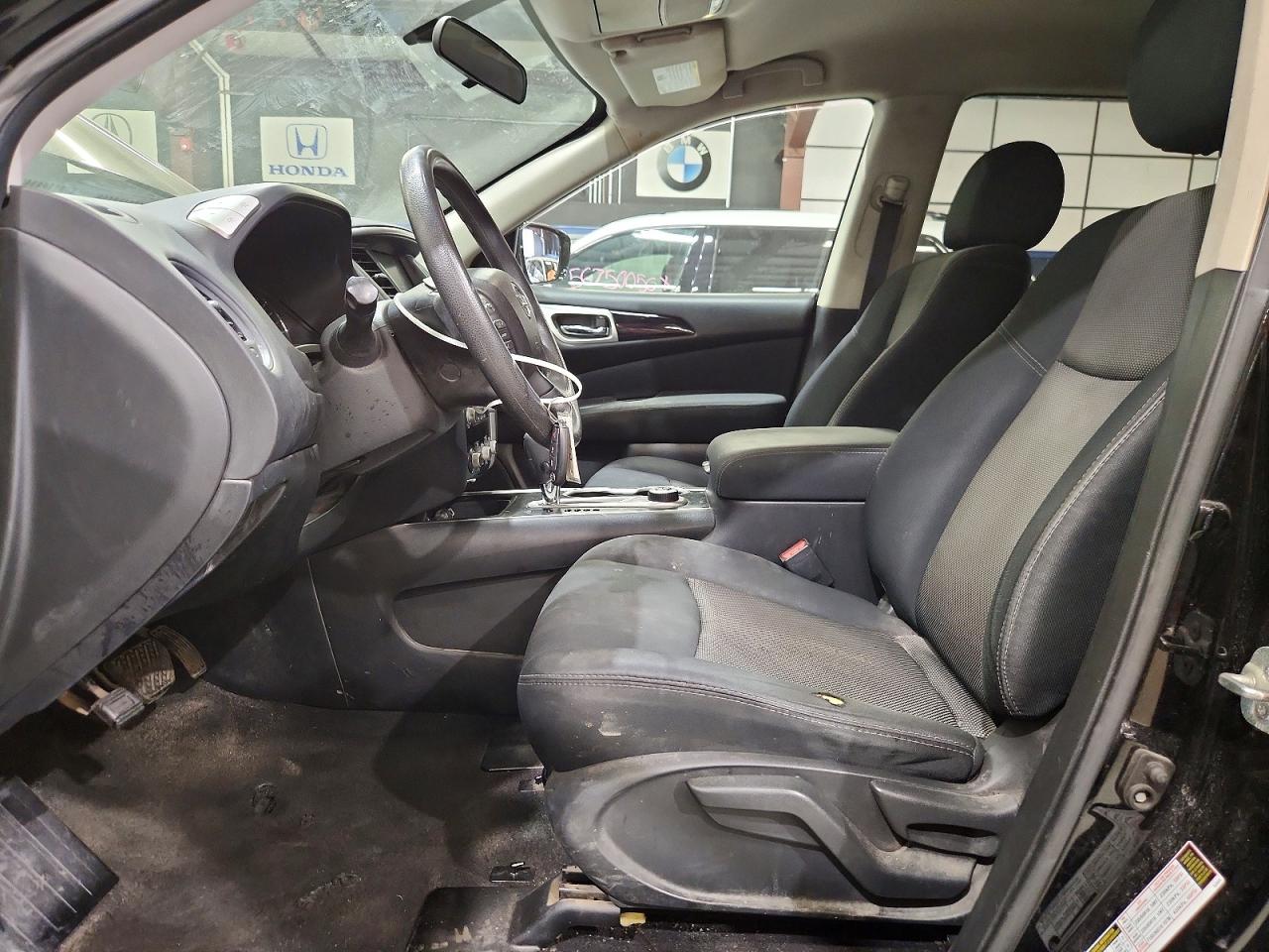 2017 Nissan Pathfinder S Black vin: 5N1DR2MM0HC696719