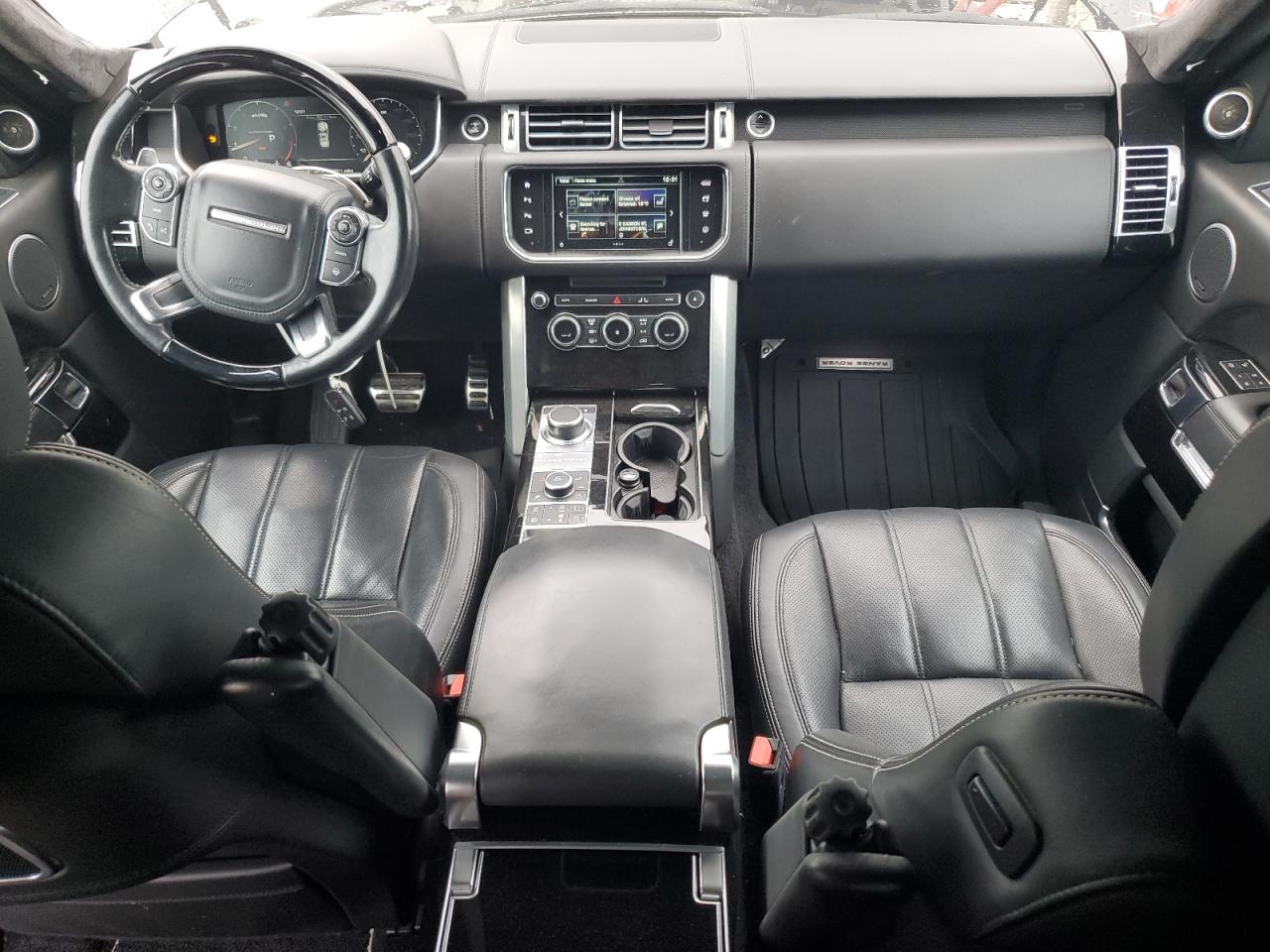 2016 Land Rover Range Rover Autobiography Черный vin: SALGV3EF3GA275437