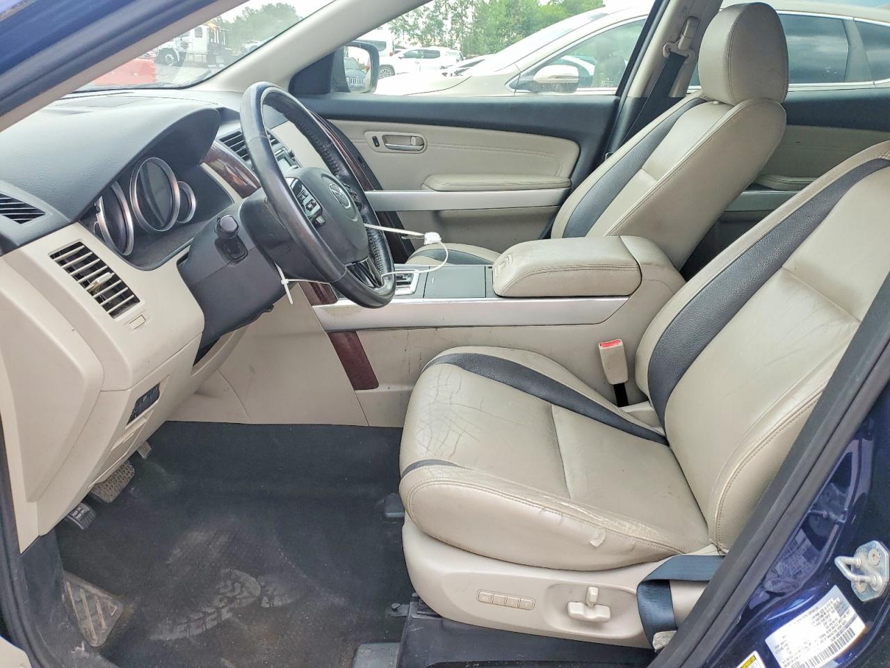 2007 Mazda Cx-9 Blue vin: JM3TB38Y370114157