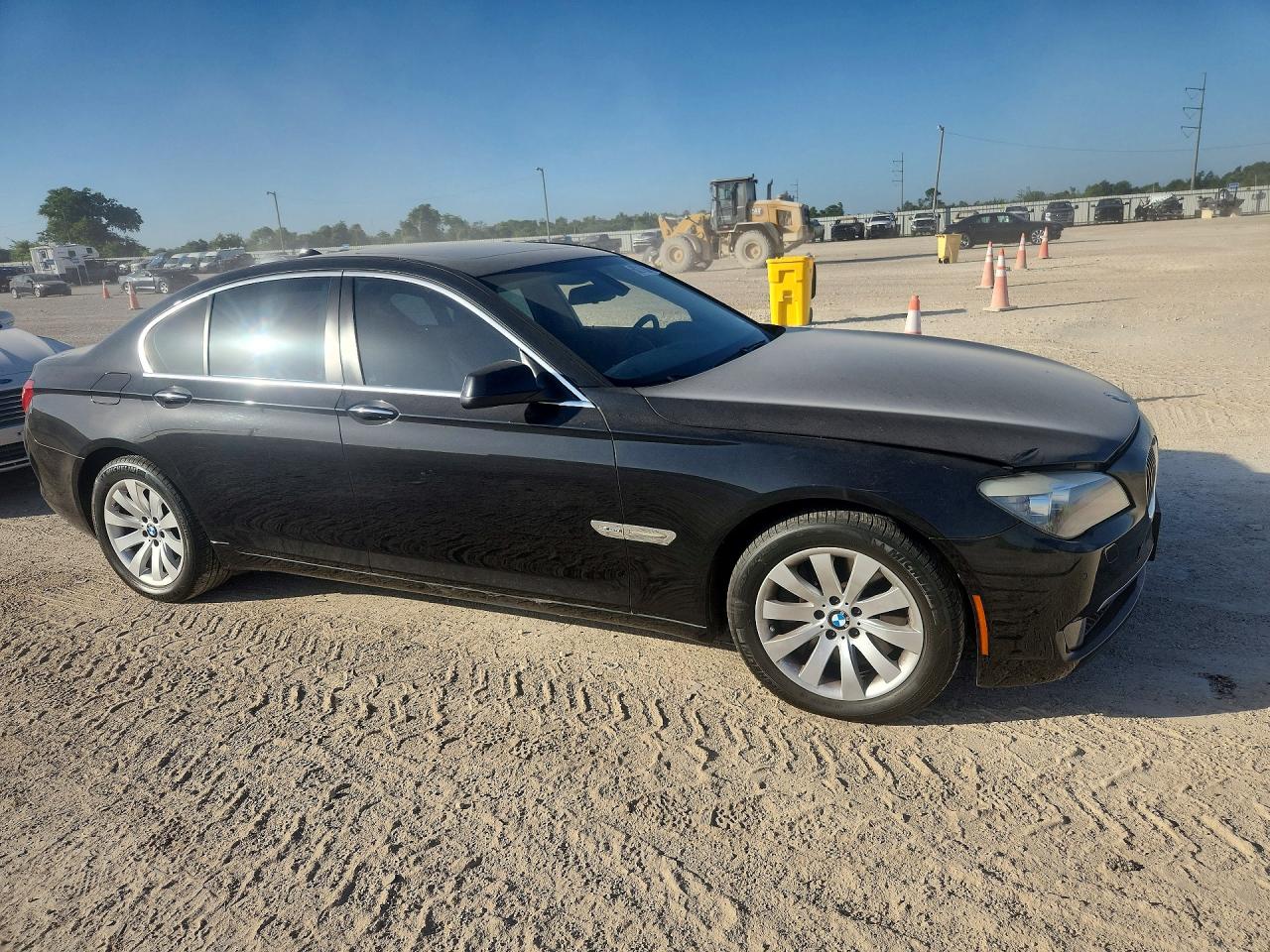 2010 Bmw 750 I Xdrive Black vin: WBAKC6C54AC393699