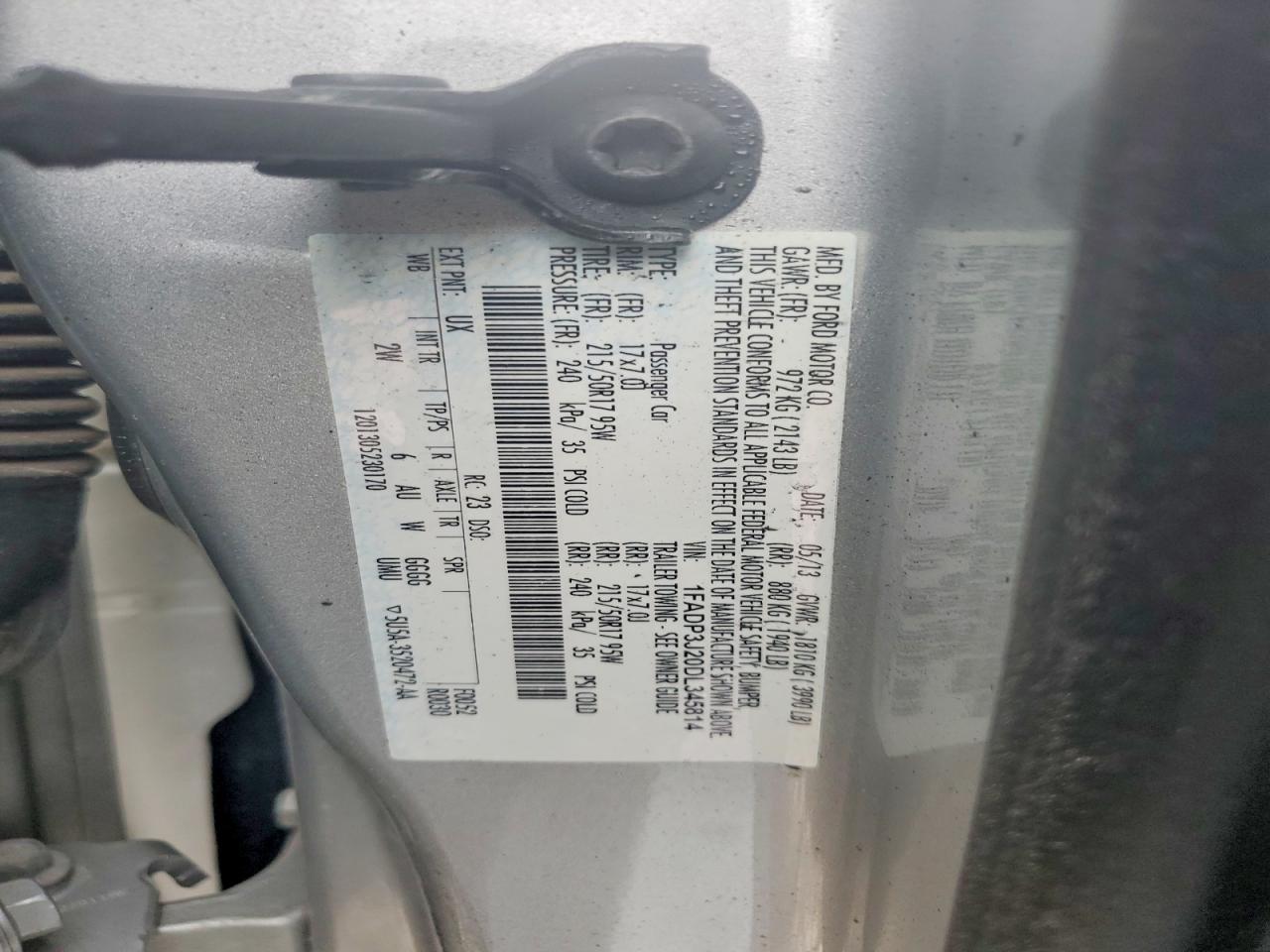 2013 Ford Focus Titanium Серебряный vin: 1FADP3J20DL345814