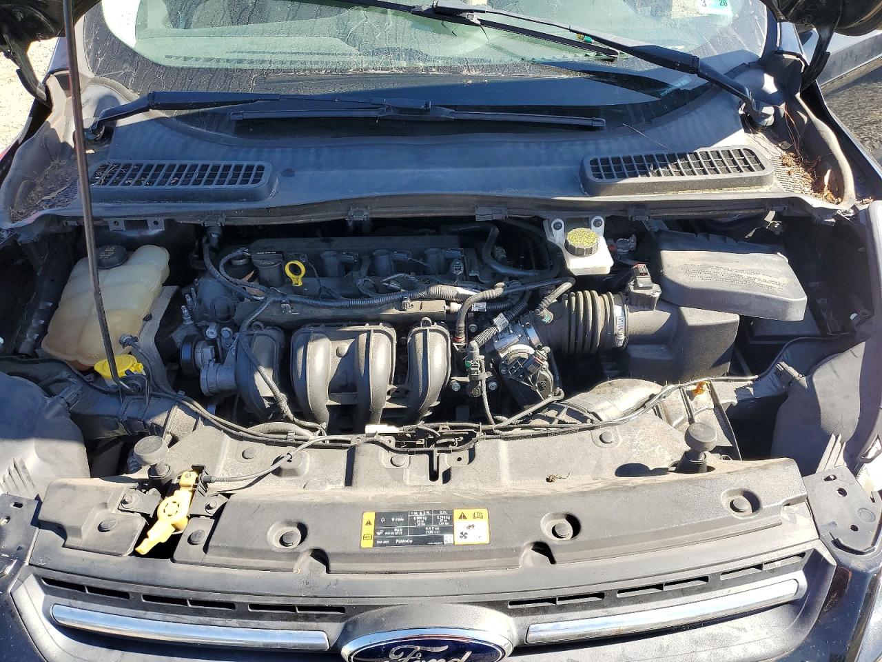 2015 Ford Escape Se Black vin: 1FMCU0G7XFUA23349
