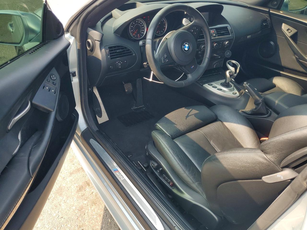 2007 Bmw M6 Silver vin: WBSEH93547CY23543