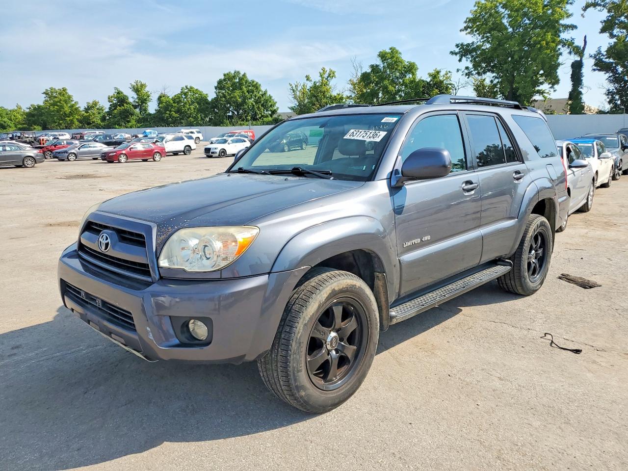 2007 Toyota 4runner Limited Gray vin: JTEBU17R170116031
