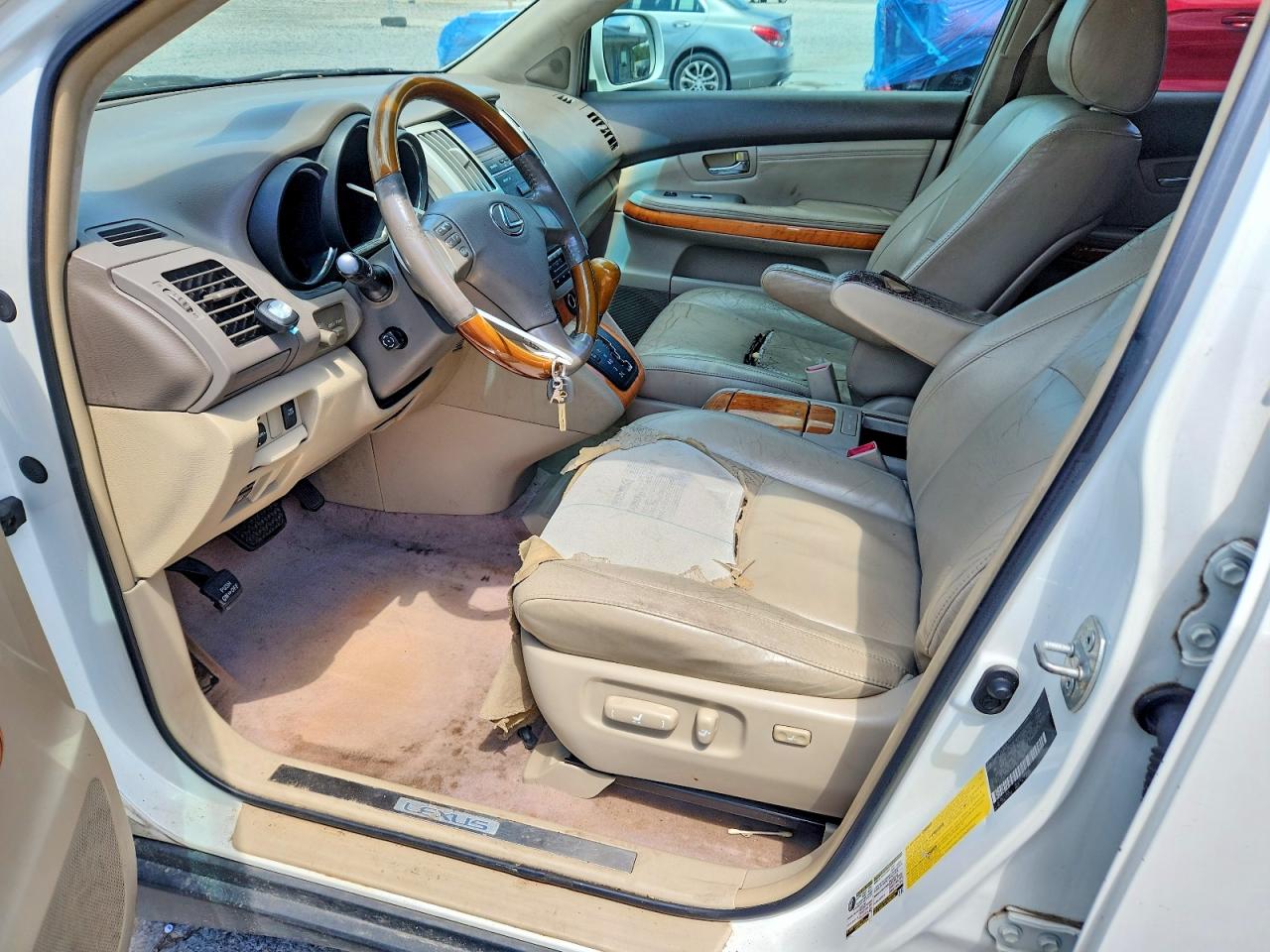 2005 Lexus Rx 330 White vin: 2T2GA31U55C032708