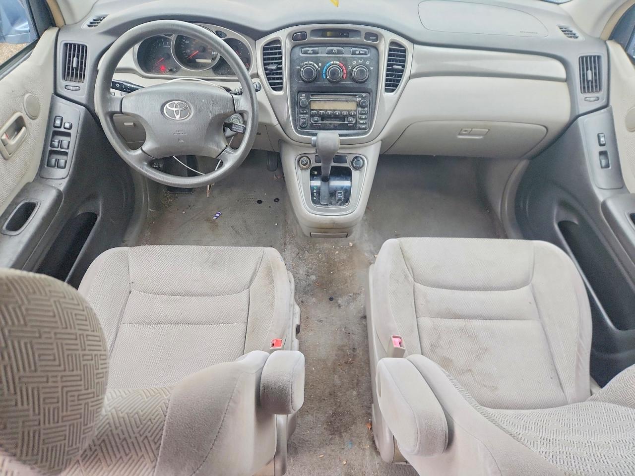 2001 Toyota Highlander Base Blue vin: JTEHD21A510001667