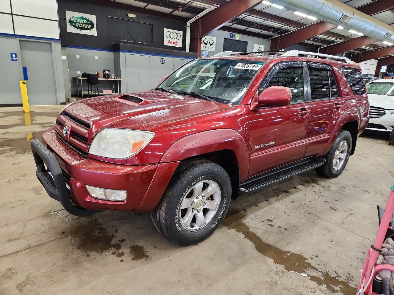2005 Toyota 4runner Sport Edition Burgundy vin: JTEBU14R558032507