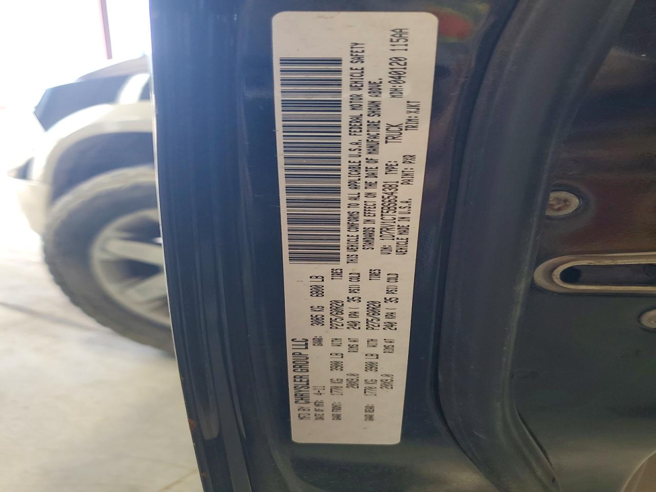 2011 Dodge Ram 1500 Black vin: 1D7RV1CT5BS654381