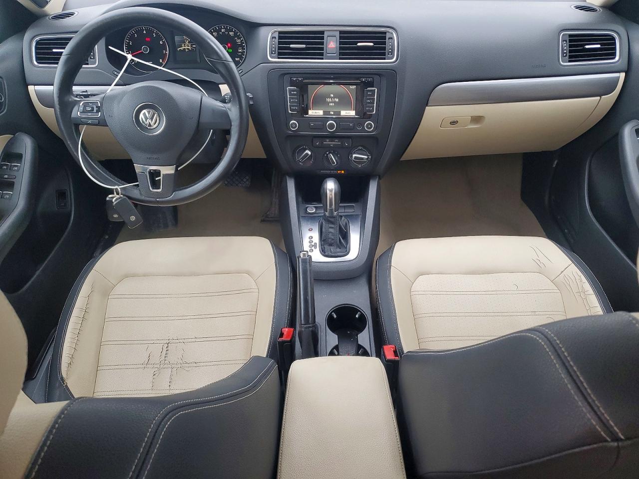 2012 Volkswagen Jetta Sel White vin: 3VWLX7AJ8CM376646