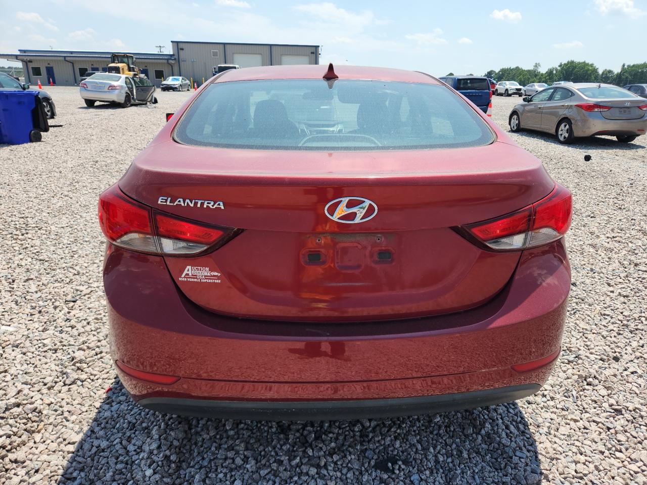 2014 Hyundai Elantra Se Burgundy vin: 5NPDH4AE2EH543081