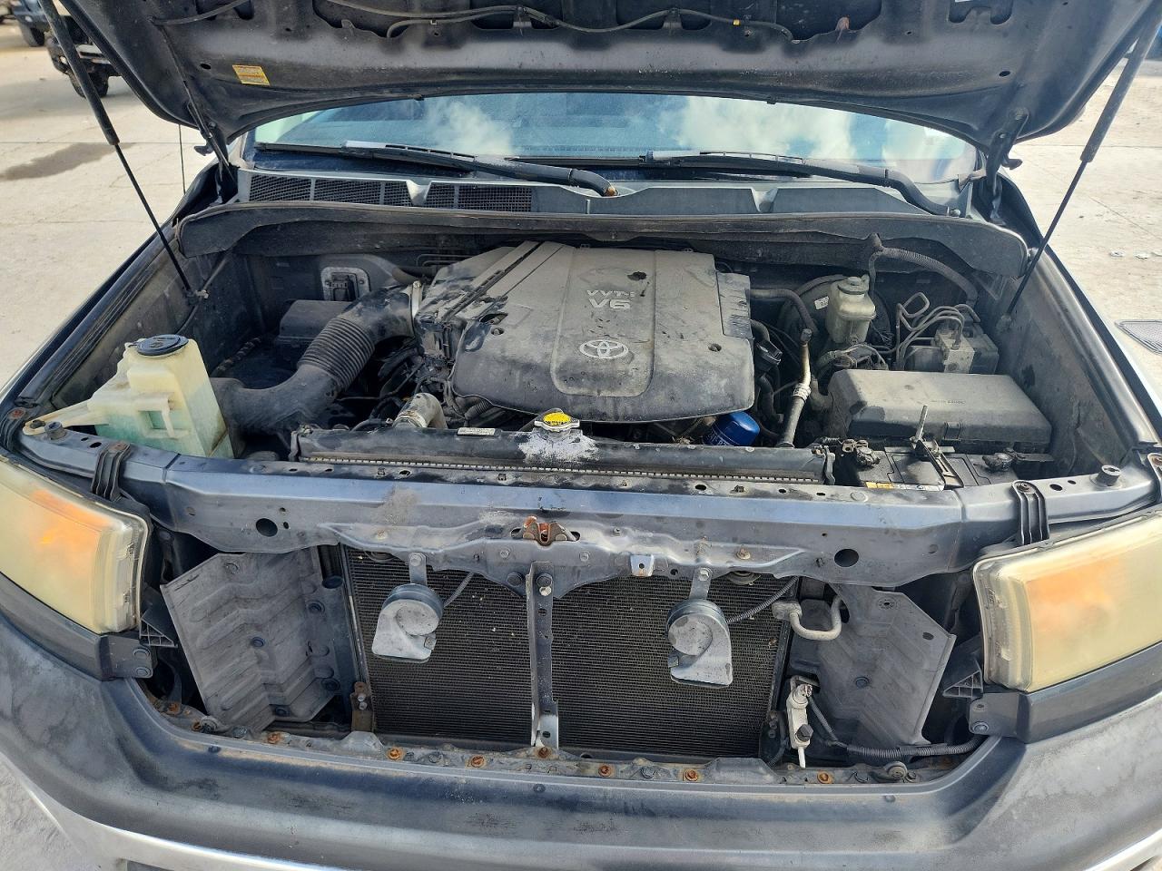 2007 Toyota Tundra Sr5 Gray vin: 5TFRU54147X004744