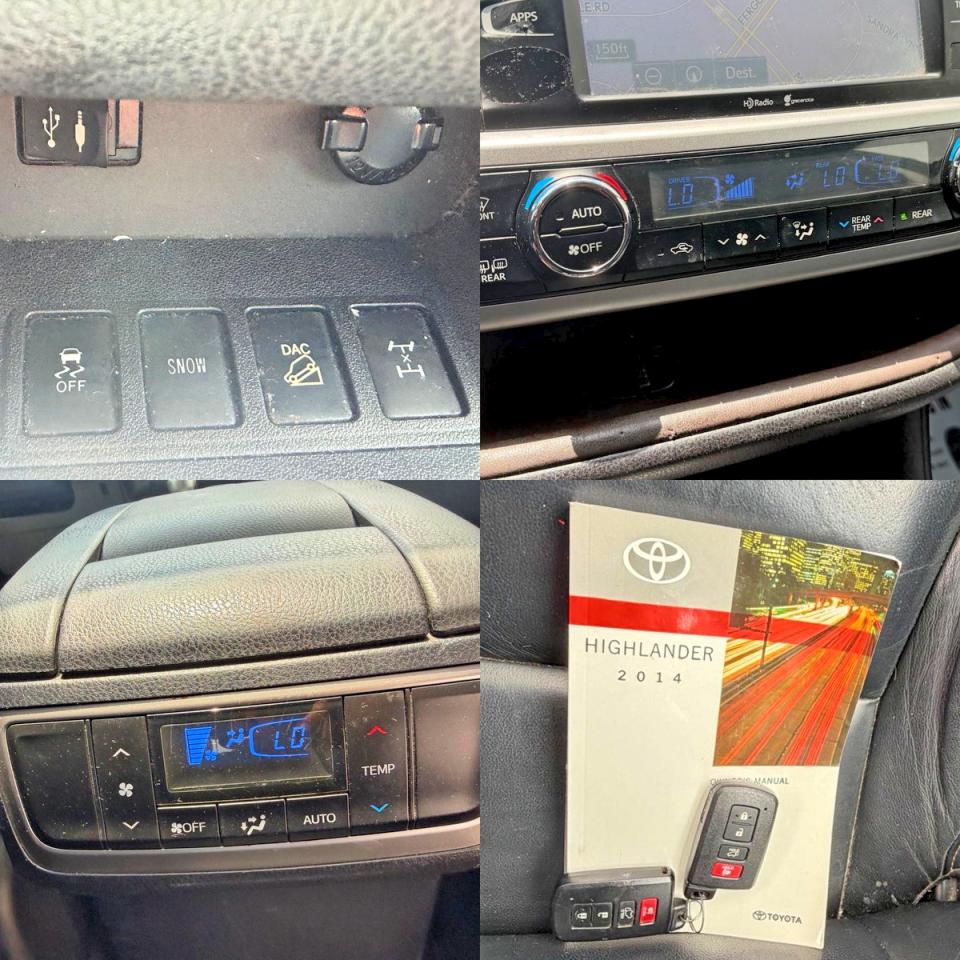 2014 Toyota Highlander Xle White vin: 5TDJKRFH4ES016030