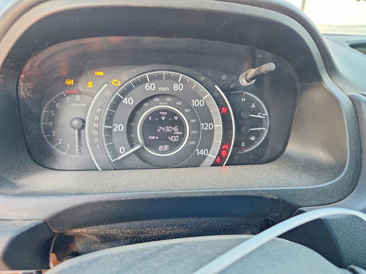 2013 Honda Cr-v Lx Blue vin: 3CZRM3H35DG708025