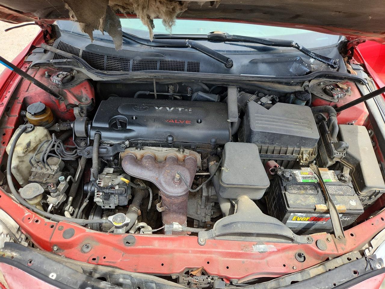 2007 Toyota Camry Le Red vin: 4T1BE46K87U067650