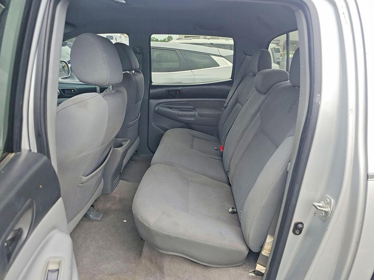 2007 Toyota Tacoma Double Cab Long Bed Silver vin: 5TEMU52N47Z329225