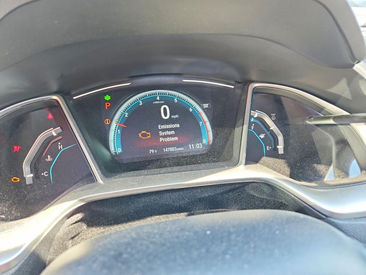 2017 Honda Civic Ex Черный vin: 2HGFC3B39HH357289