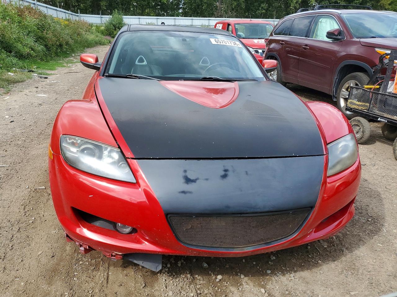 2004 Mazda Rx8 Red vin: JM1FE17N640104968
