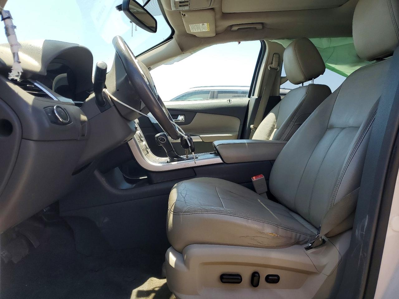2014 Ford Edge Sel White vin: 2FMDK3JC3EBB31074