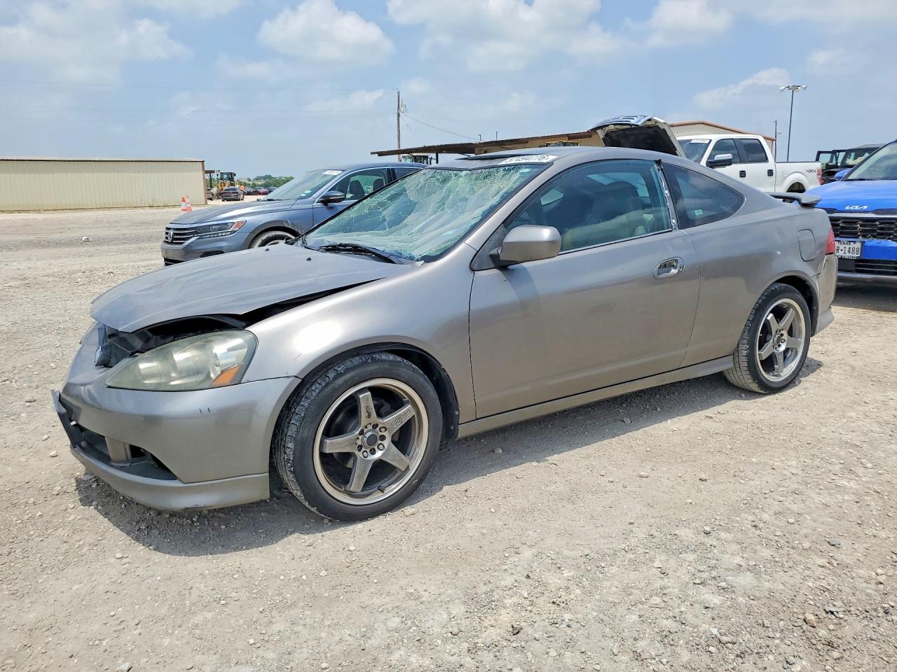 2005 Acura Rsx Silver vin: JH4DC54805S006297