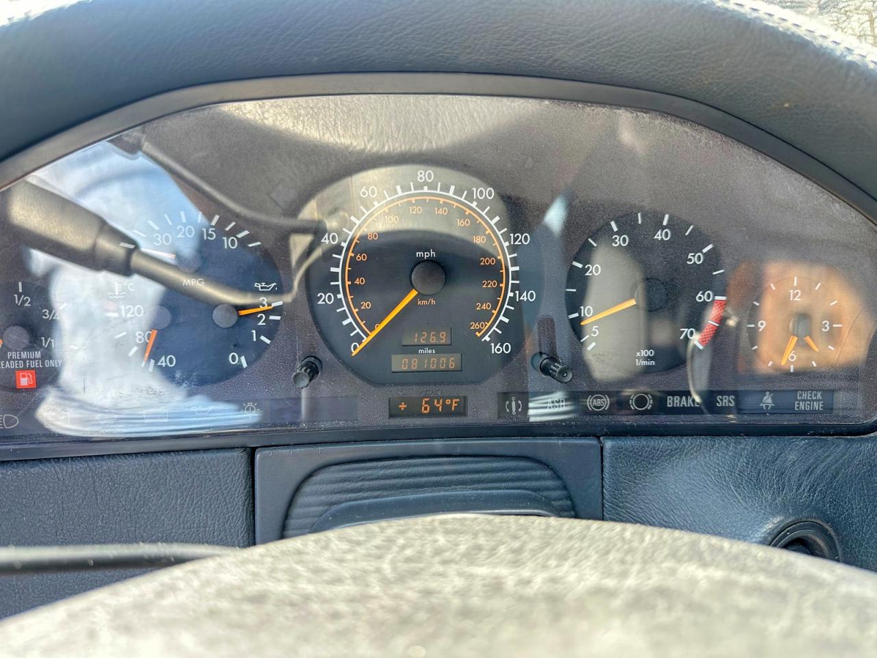 1995 Mercedes-benz S 600 Черный vin: WDBGA76E4SA265278