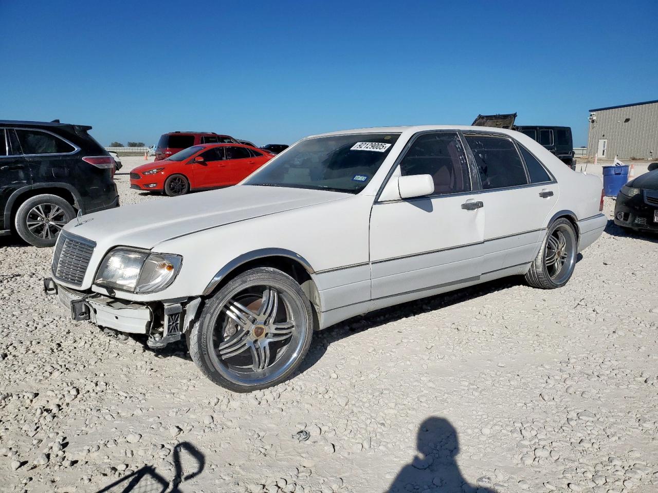 1995 Mercedes-benz S 420 White vin: WDBGA43E1SA260459