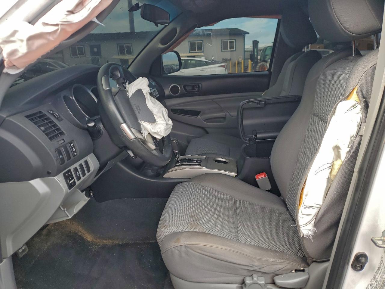 2015 Toyota Tacoma Double Cab Prerunner Белый vin: 3TMJU4GNXFM193409