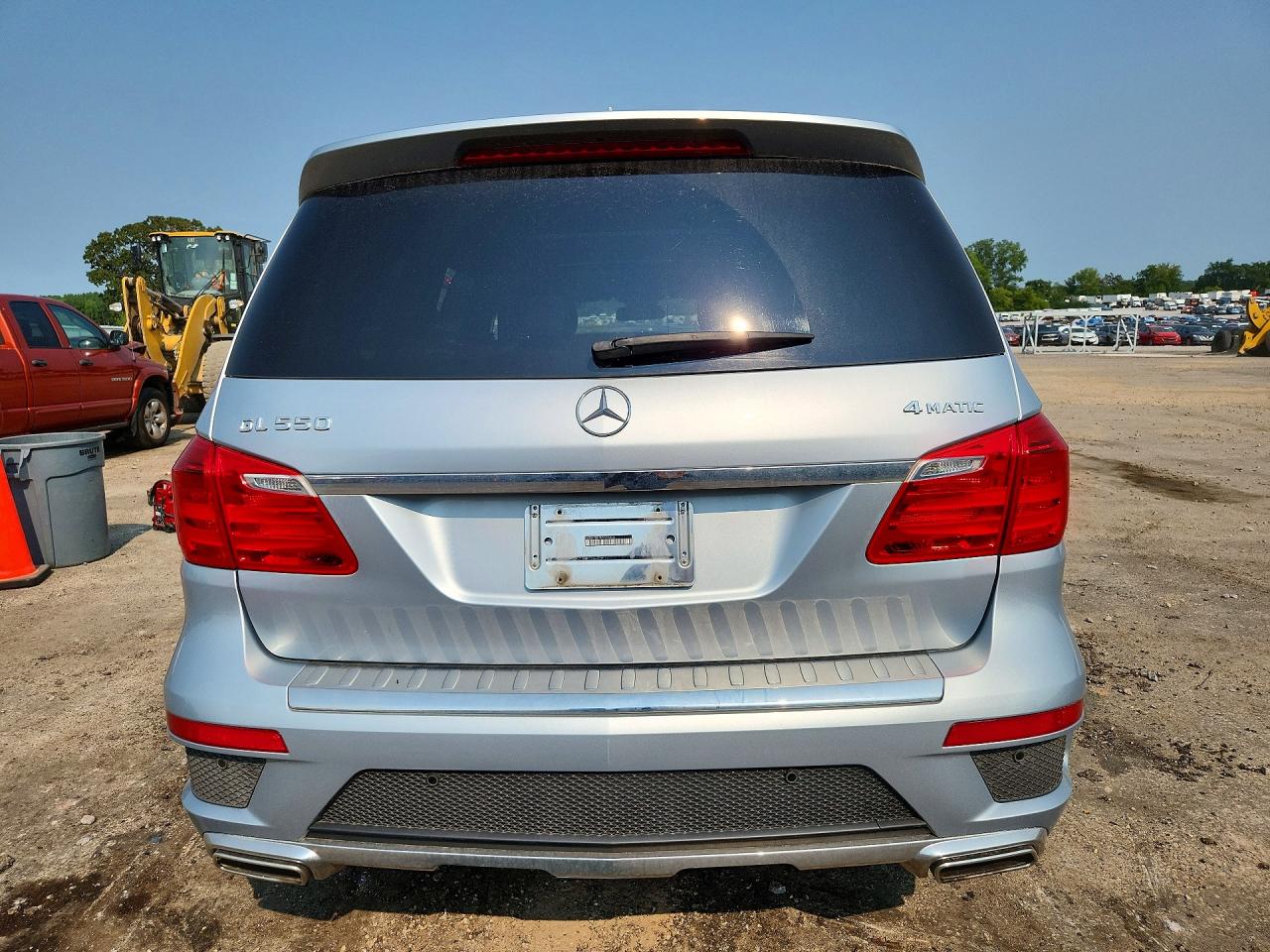 2014 Mercedes-benz Gl 550 4matic Silver vin: 4JGDF7DE1EA336820