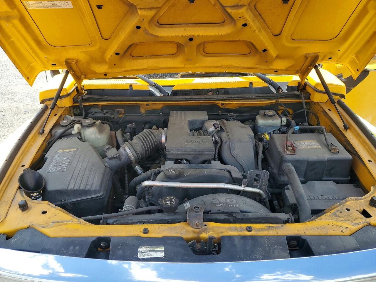 2006 Hummer H3 Yellow vin: 5GTDN136068109229