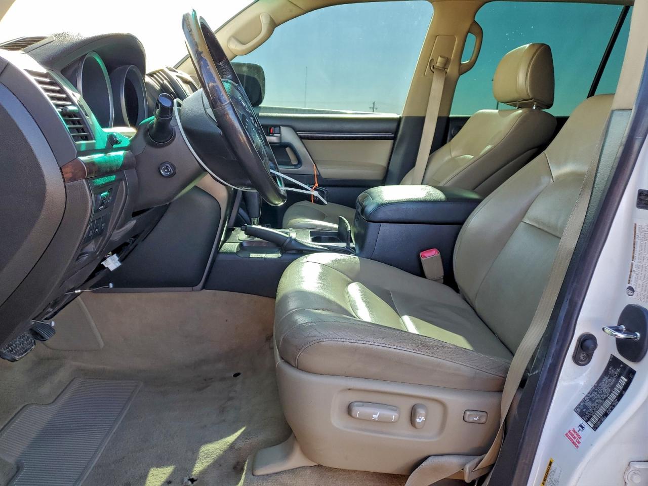 2008 Toyota Land Cruiser Белый vin: JTMHY05JX85001345