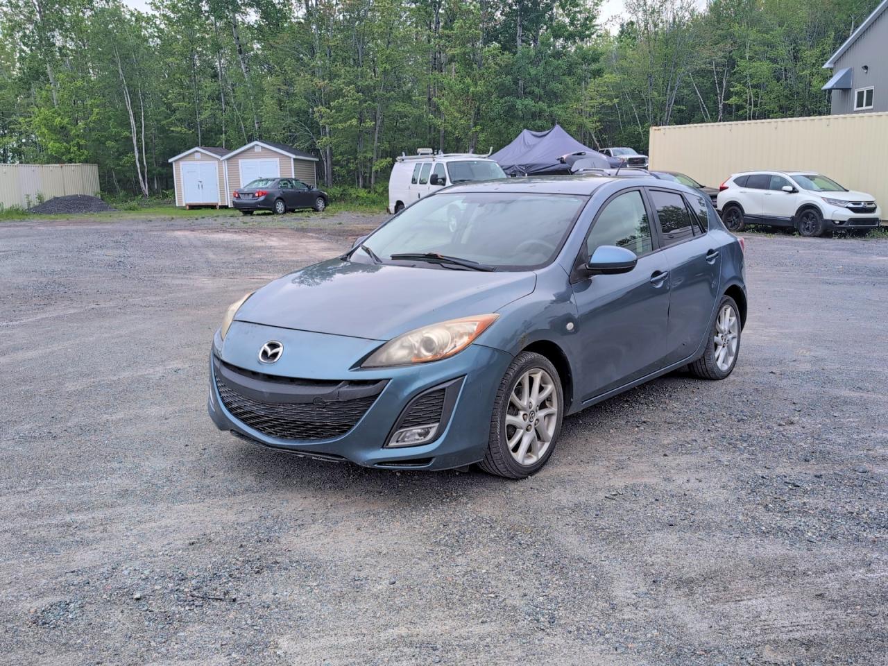 2010 Mazda 3 I Blue vin: JM1BL1HF9A1299336