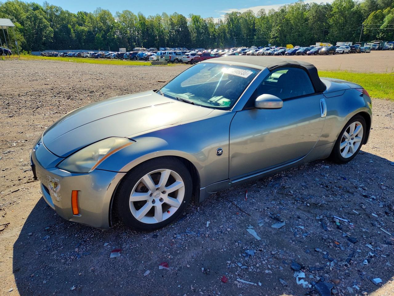 2004 Nissan 350z Roadster Silver vin: JN1AZ36A94T010609