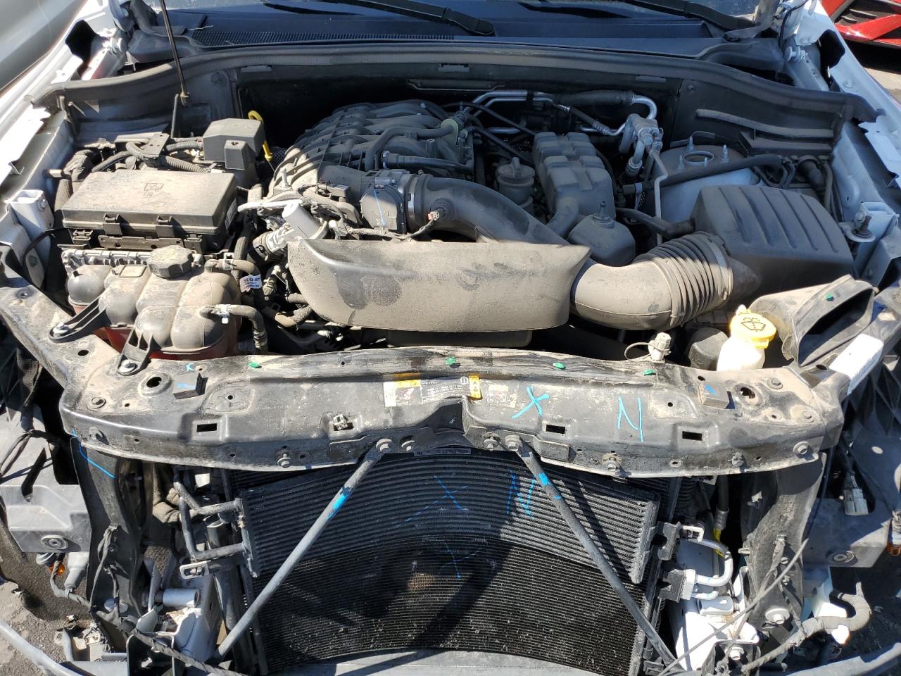 2023 Dodge Durango Gt White vin: 1C4RDJDG2PC682851 Damage: Grille, Missing, Replacement Required
