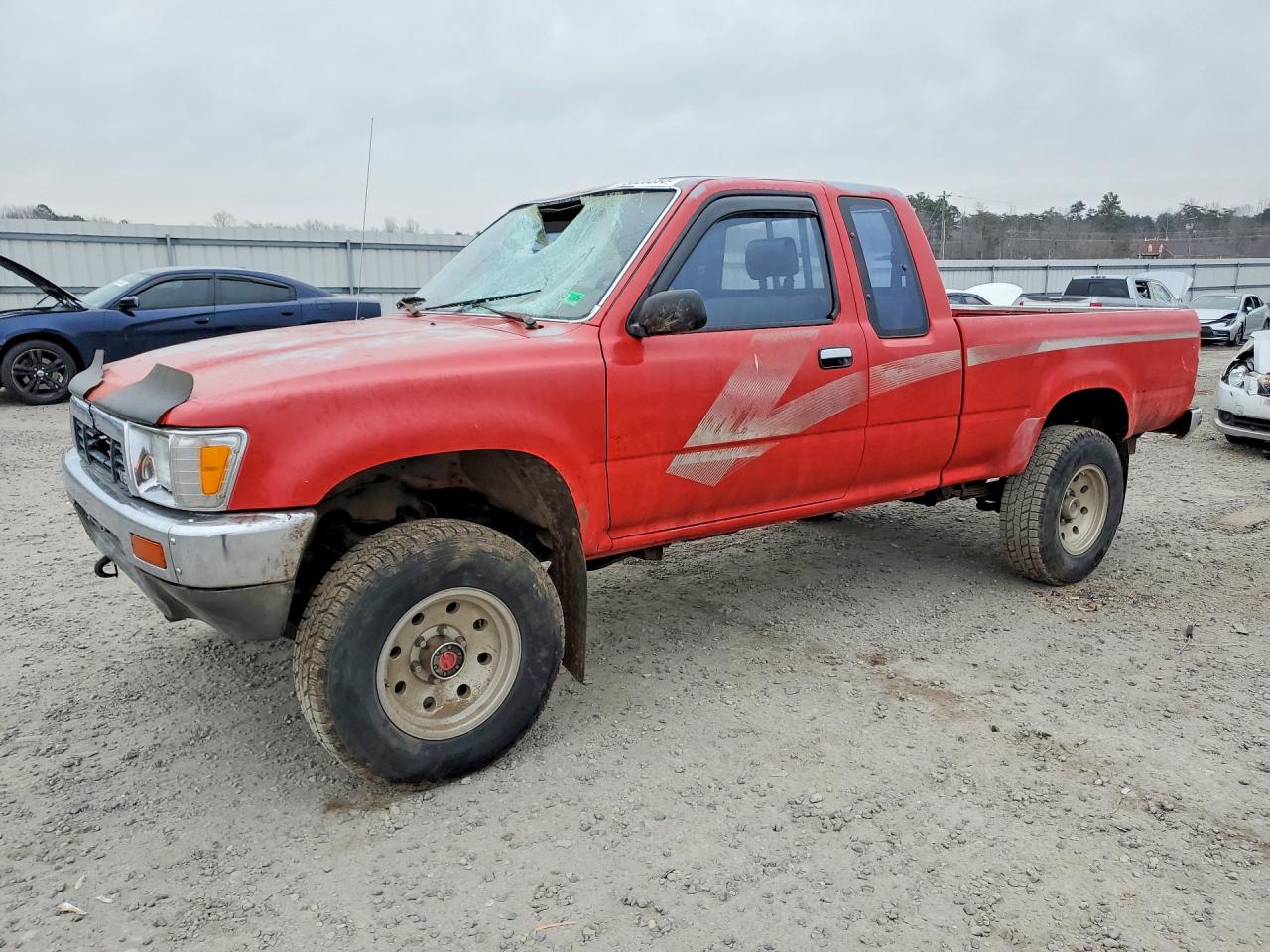 1989 Toyota Pickup Deluxe V6 Red vin: JT4VN13D6K5008928