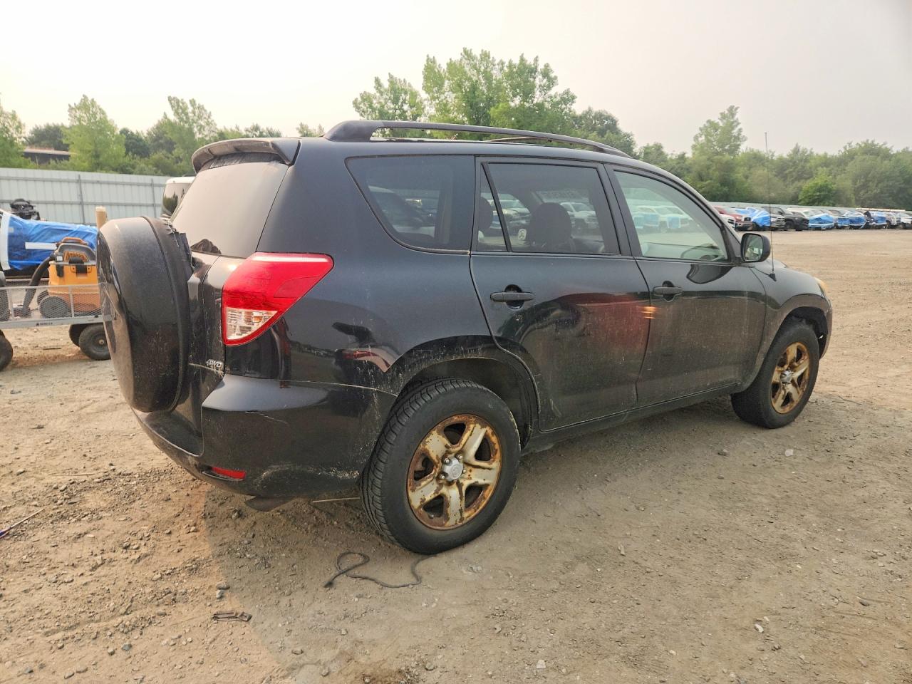 2008 Toyota Rav4 Base Black vin: JTMBD33V586072603