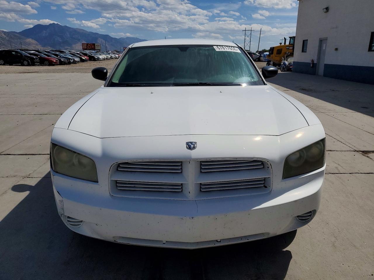 2009 Dodge Charger White vin: 2B3KA43D49H530249
