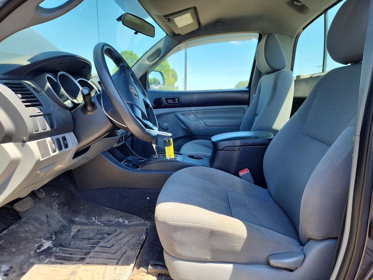 2012 Toyota Tacoma Base Gray vin: 5TFPX4EN9CX008325