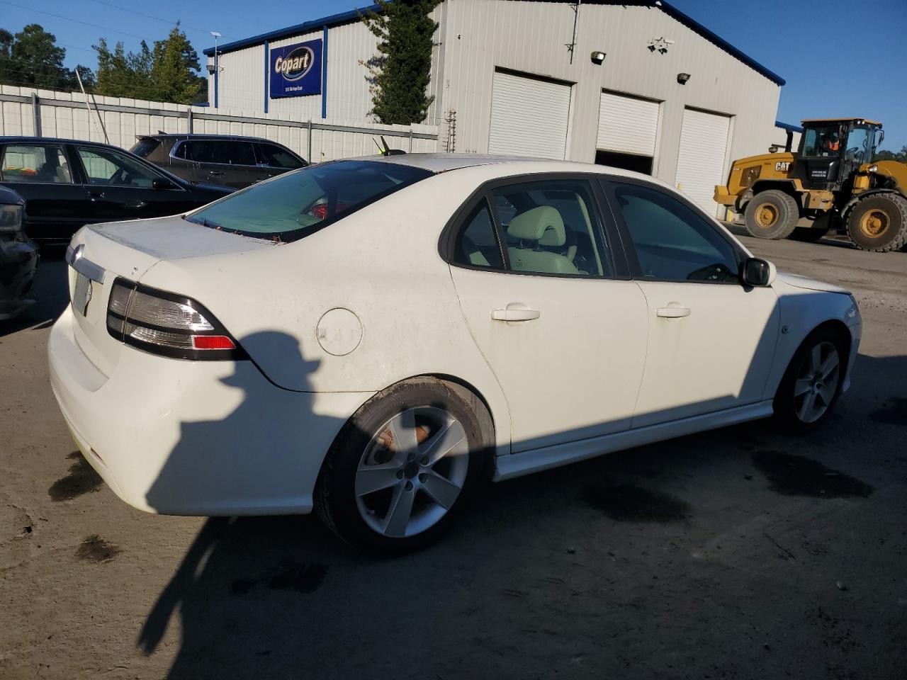 2009 Saab 9-3 2.0t White vin: YS3FB49Y391004063