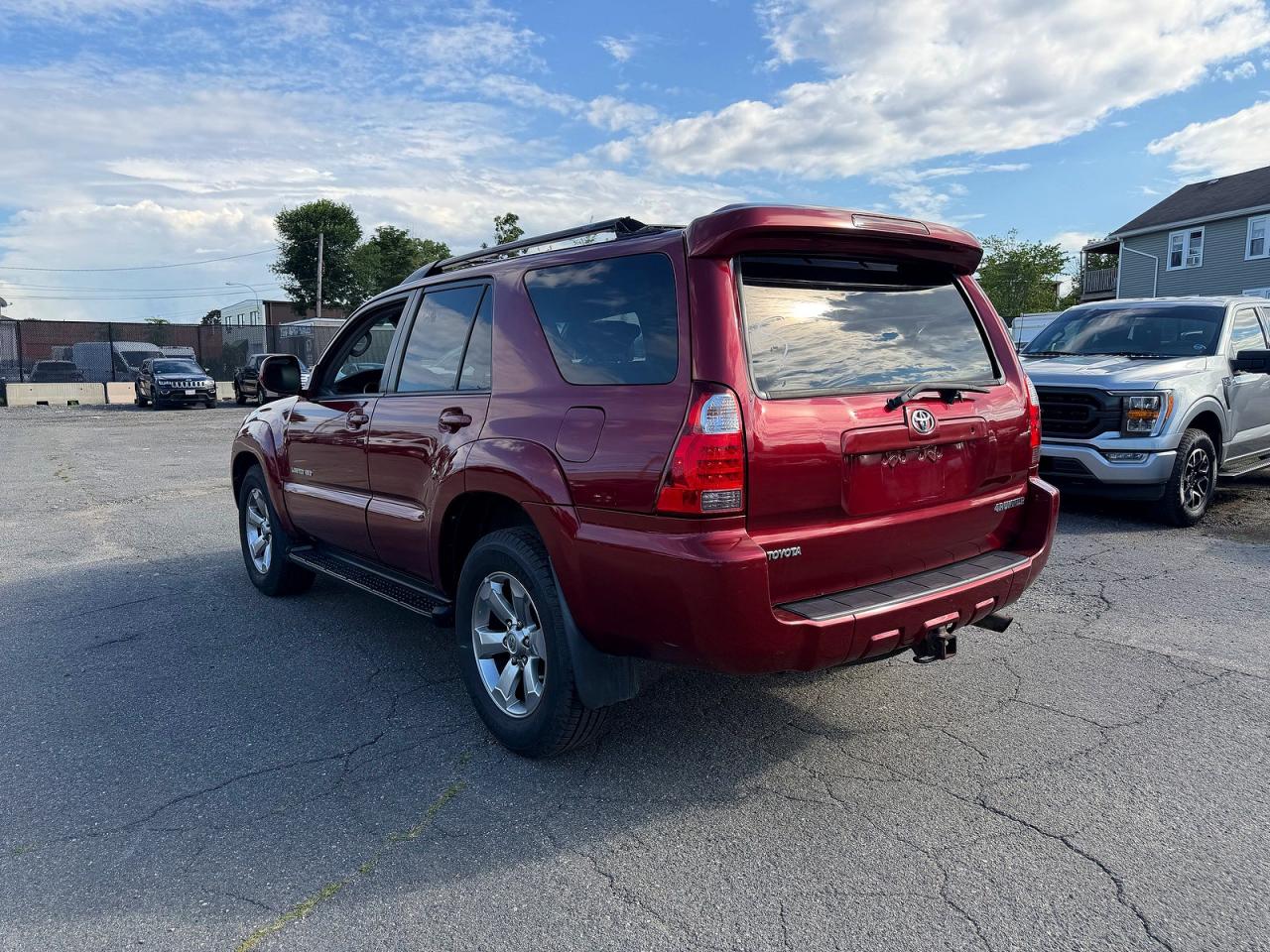 2007 Toyota 4runner Limited Burgundy vin: JTEBU17R578082905