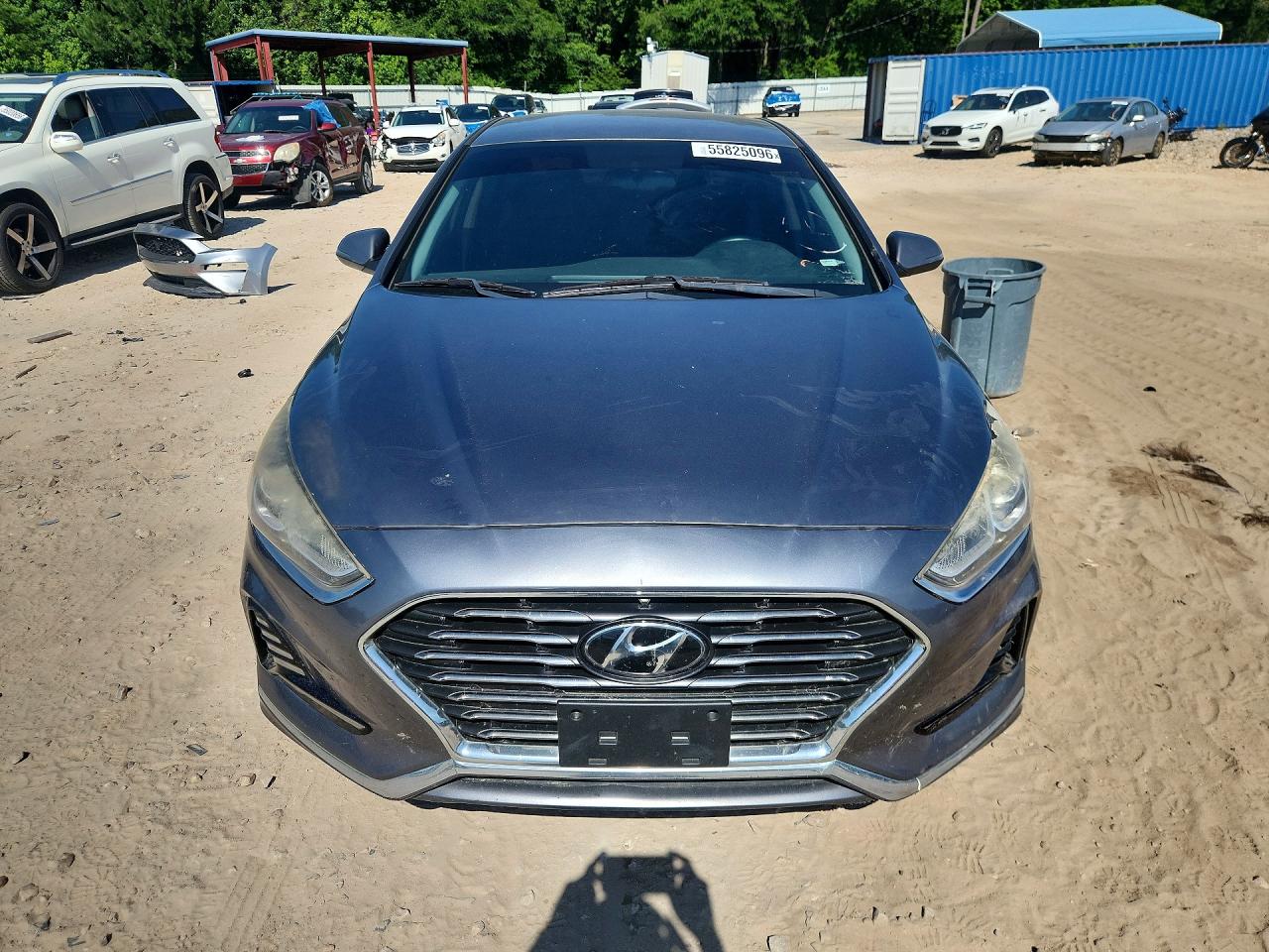 2018 Hyundai Sonata Sel Серый vin: 5NPE34AF5JH624825