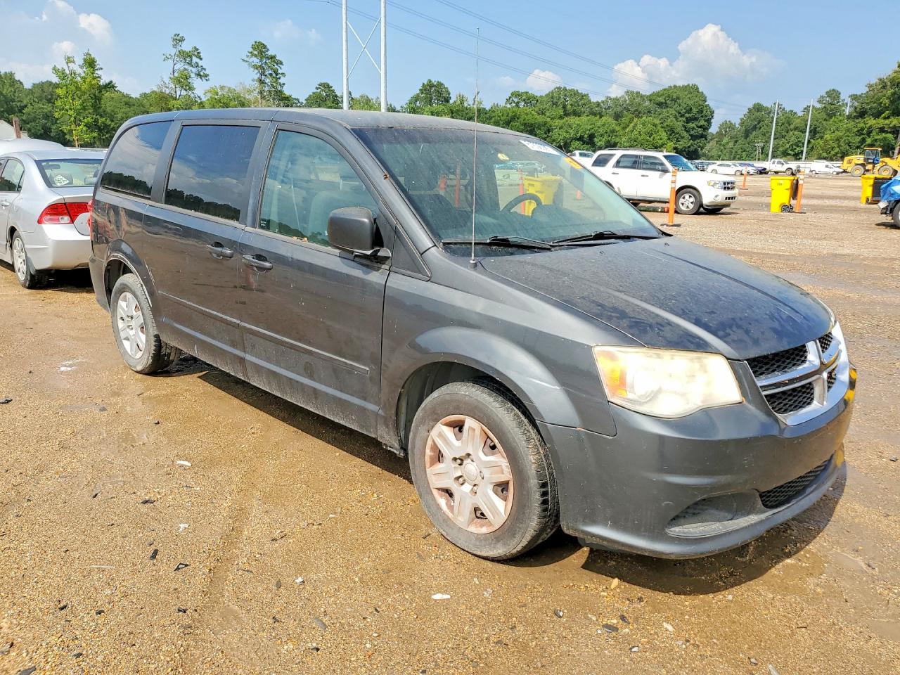2012 Dodge Grand Caravan Se Серый vin: 2C4RDGBG5CR336140