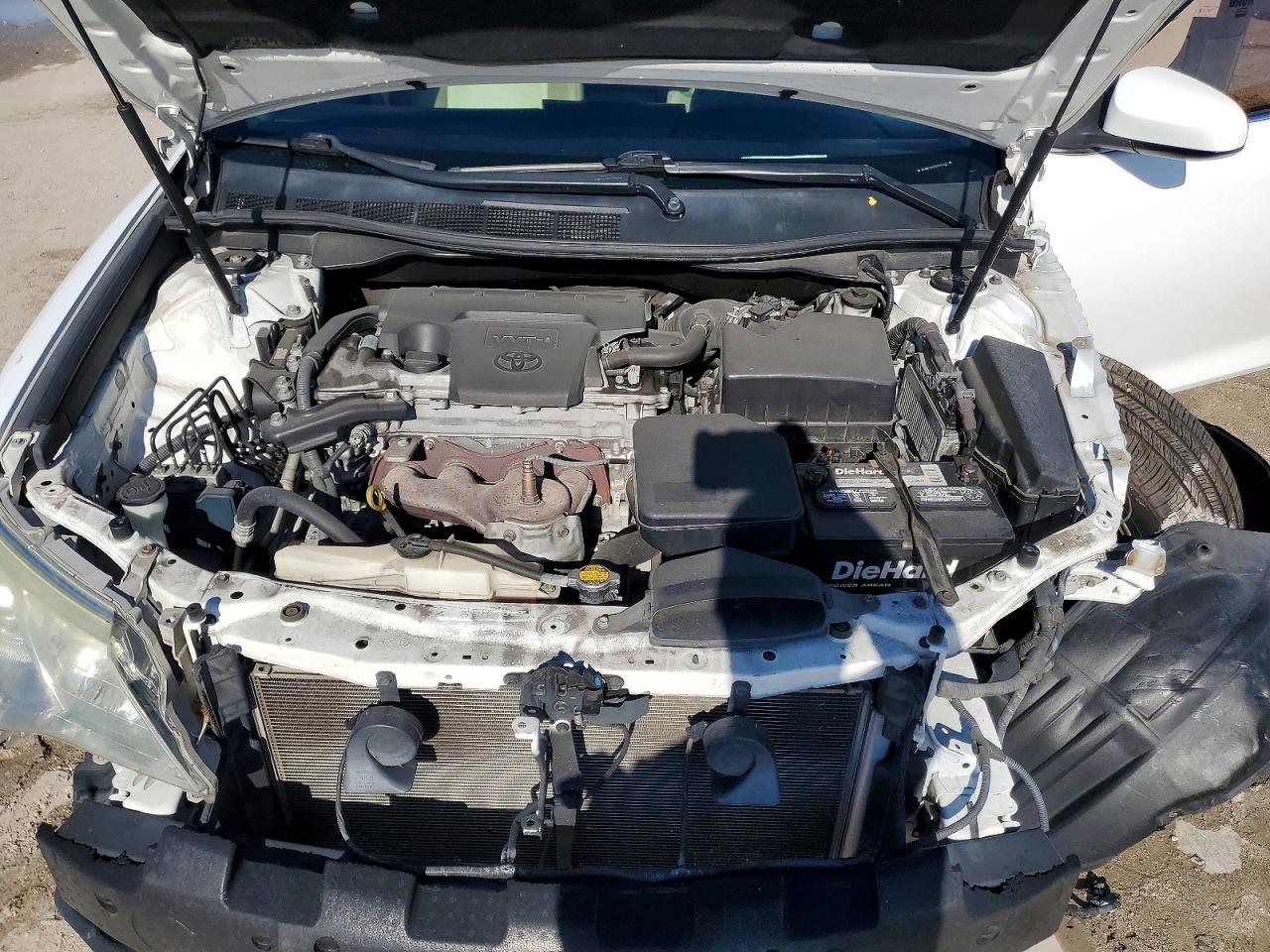 2014 Toyota Camry Xle White vin: 4T4BF1FK1ER345433