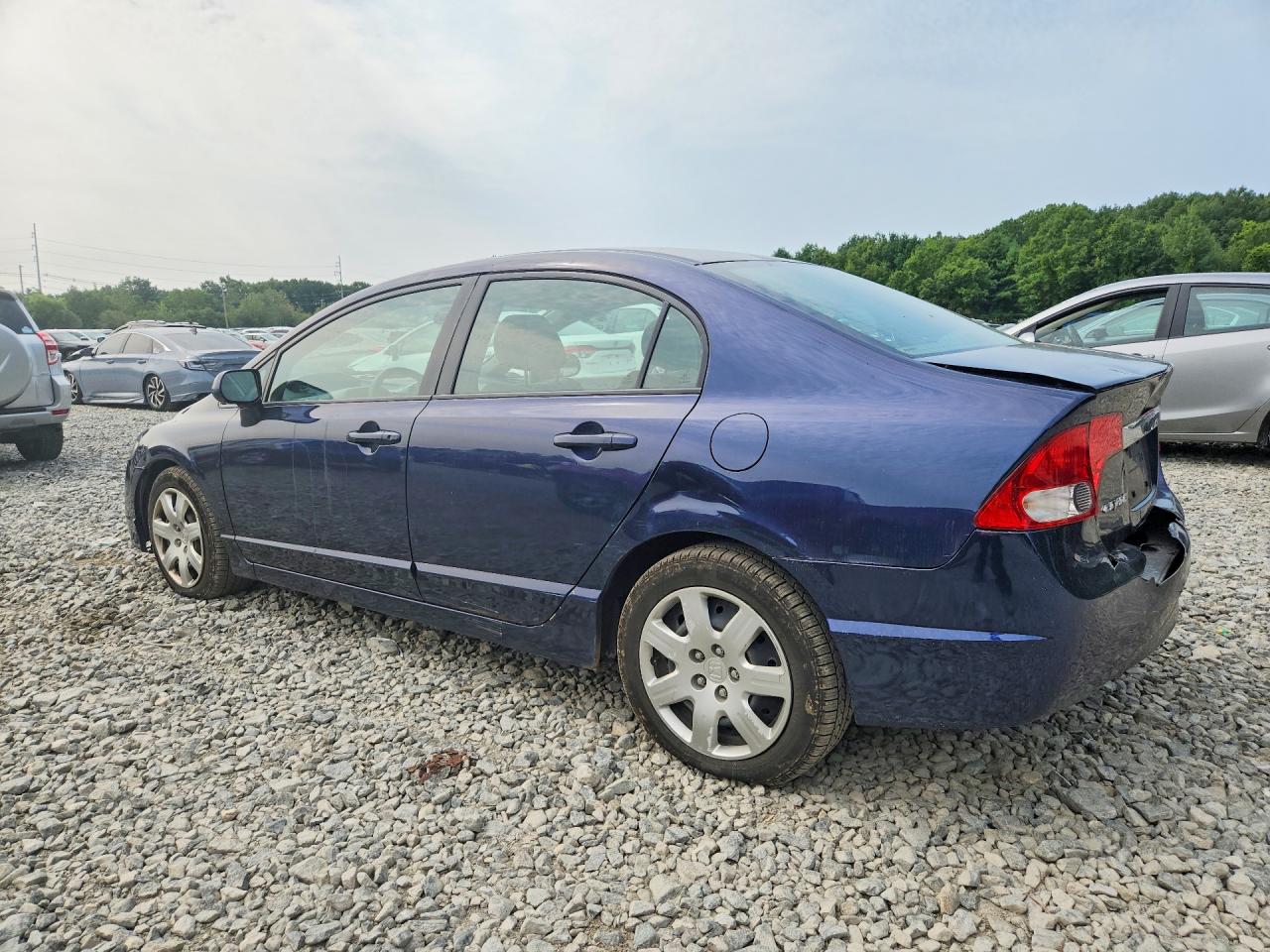 2010 Honda Civic Lx Blue vin: 2HGFA1E59AH551012