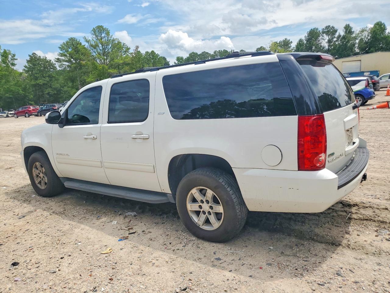 2010 Gmc Yukon Xl K1500 Slt White vin: 1GKUKKE37AR238455