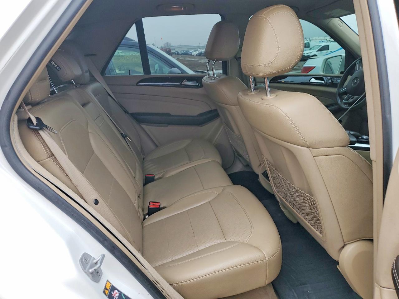 2014 Mercedes-benz Ml 350 4matic White vin: 4JGDA5HB7EA395552