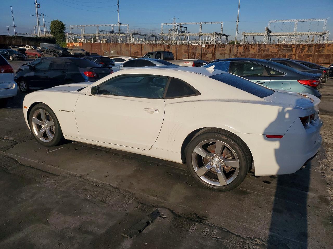 2012 Chevrolet Camaro Lt White vin: 2G1FC1E39C9195691