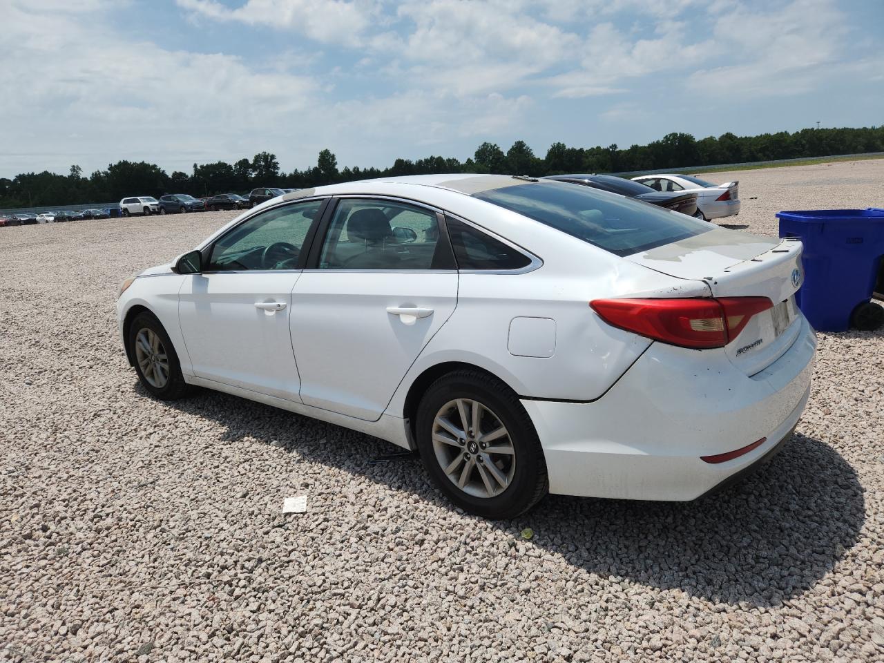 2015 Hyundai Sonata Se White vin: 5NPE24AF3FH034357